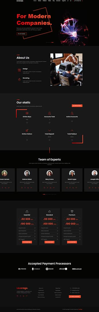 Basic GC HYIP Template 145