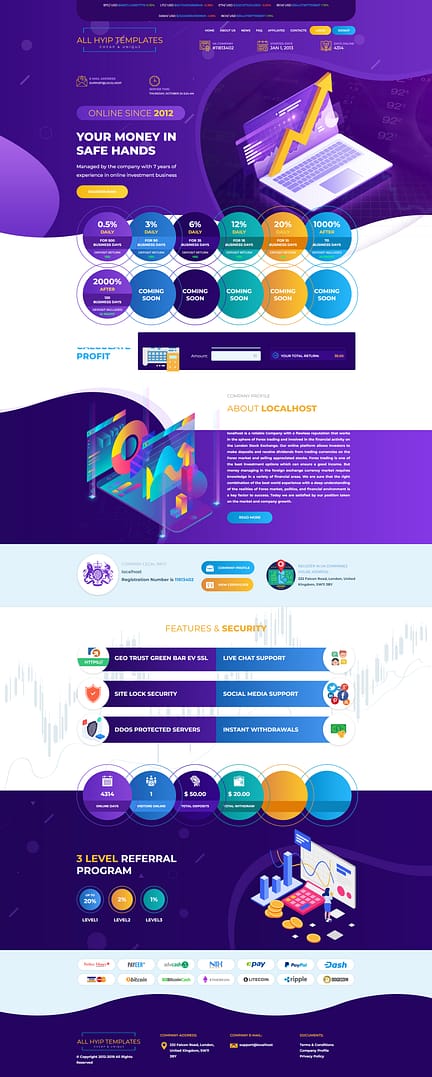 Basic GC HYIP Template 59