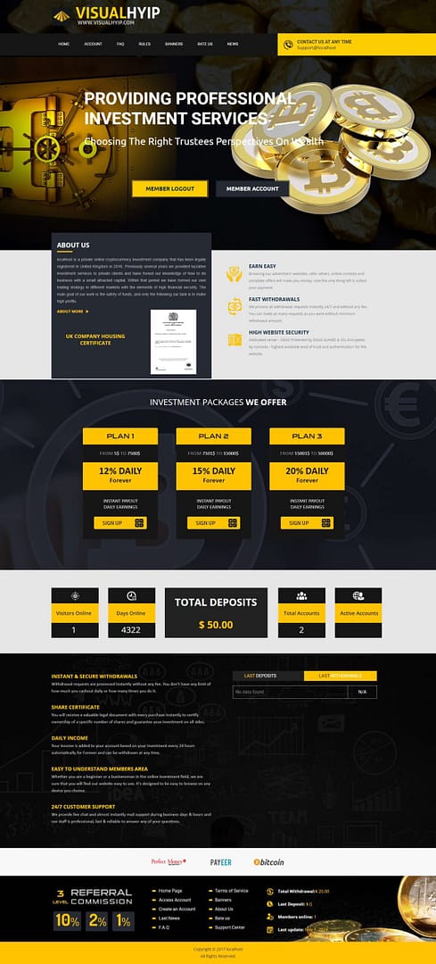 Basic GC HYIP Template 242