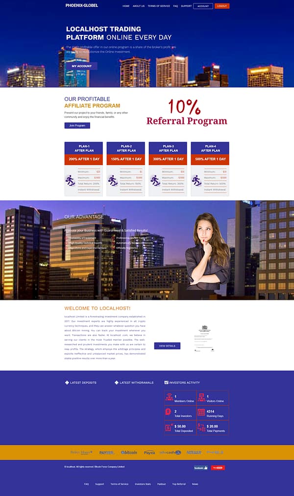 Basic GC HYIP Template 76