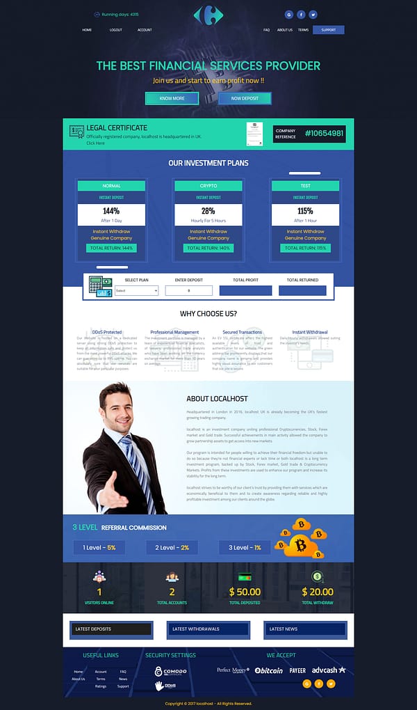 Basic GC HYIP Template 85