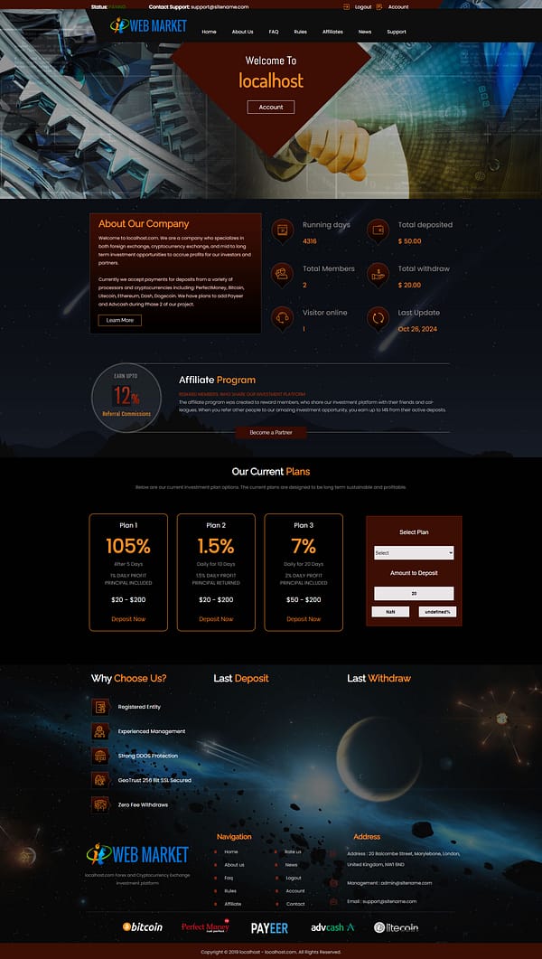Basic GC HYIP Template 107