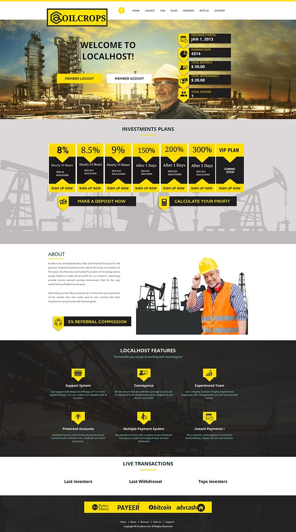 Basic GC HYIP Template 78