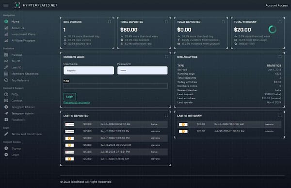 Premium GC HYIP Template 03