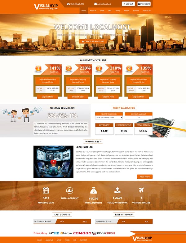 Basic GC HYIP Template 73
