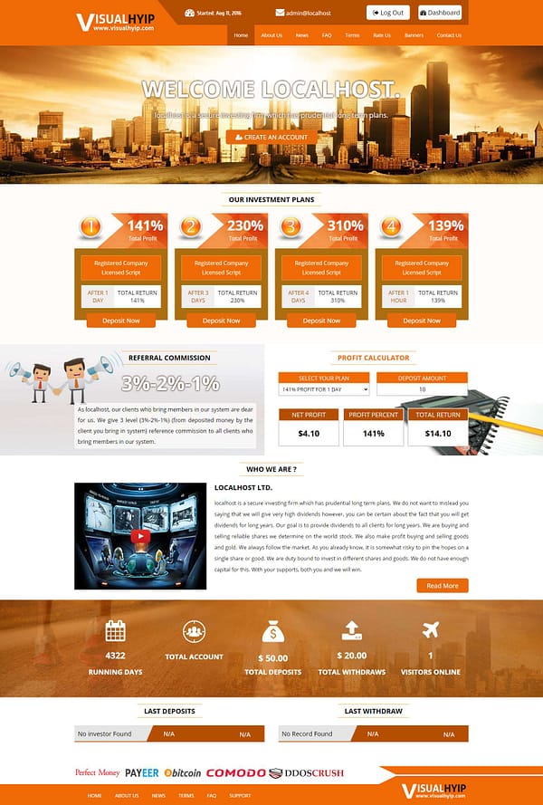 Basic GC HYIP Template 240