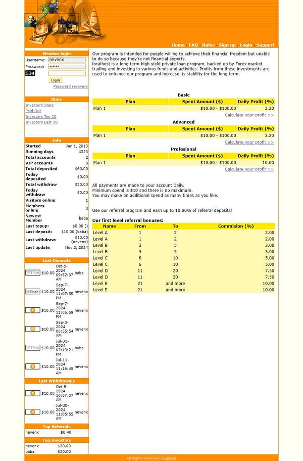 Goldcoders HYIP Manager Pro