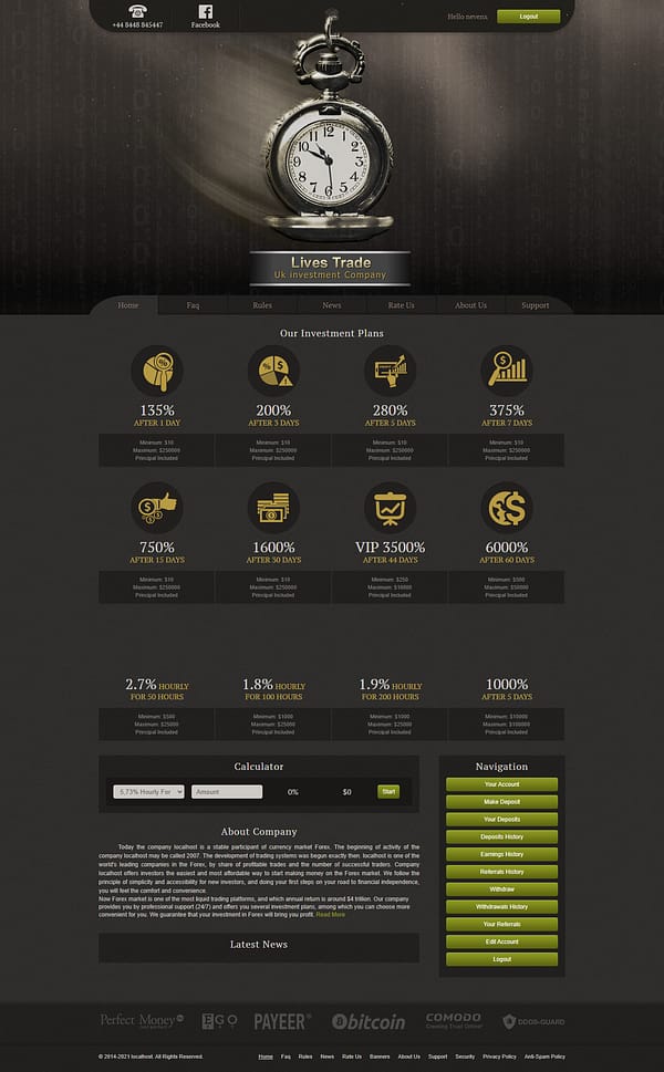 Basic GC HYIP Template 45