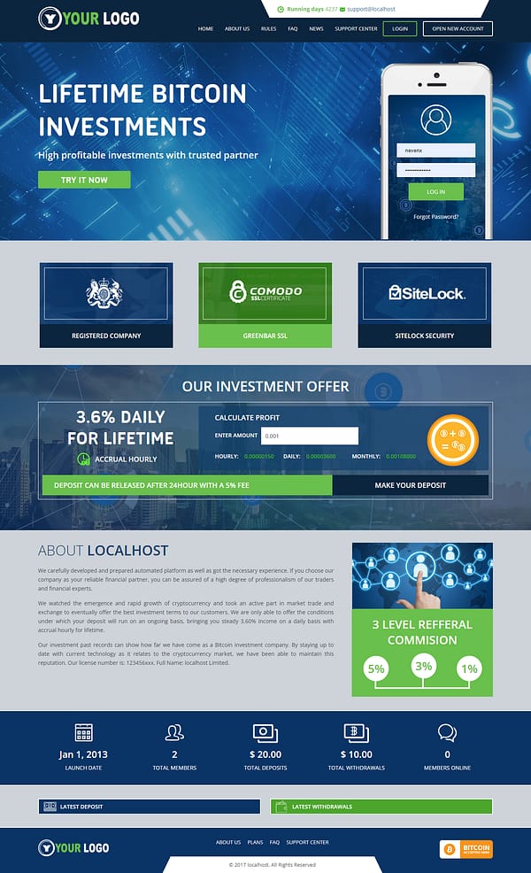 Basic GC HYIP Template 15